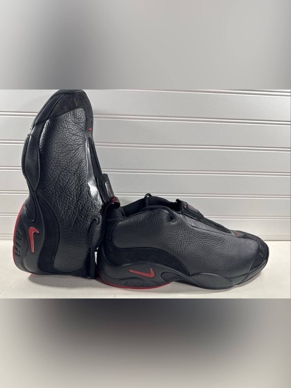 Vintage 2002 Nike Air Flight Vroomlicious Black Red 304794-062 Men's Size 11